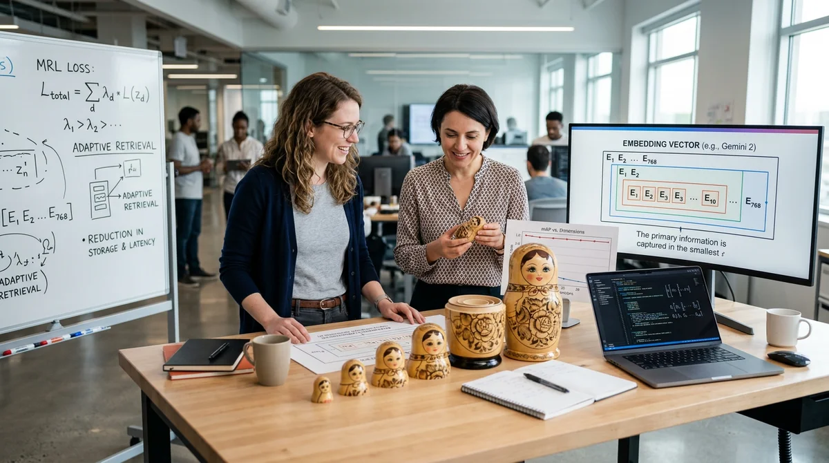 Matryoshka Representation Learning (MRL): Inteligentní úspora nákladů — Gemini embedding 2